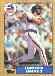 1987 Topps Baseball Cards      772     Harold Baines
